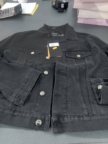 Giubbino Rider Black denim EVOLVER