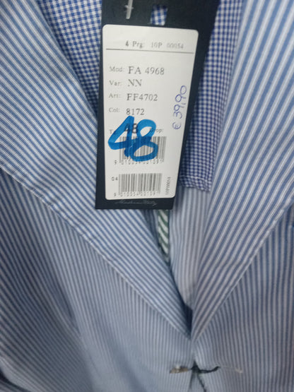 Giacca righe bianco/blu