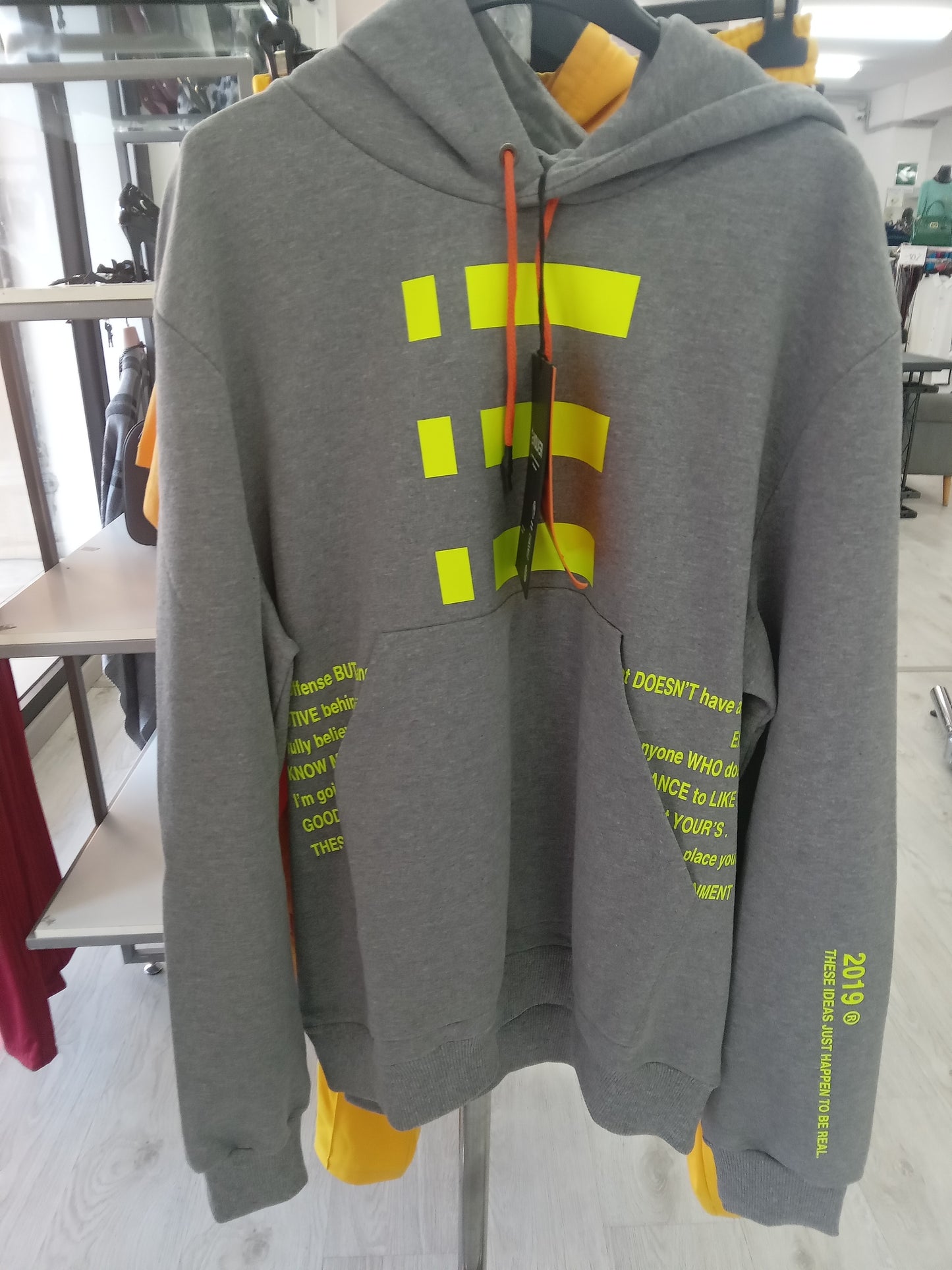 Felpa Georgia light ash grey Evolver