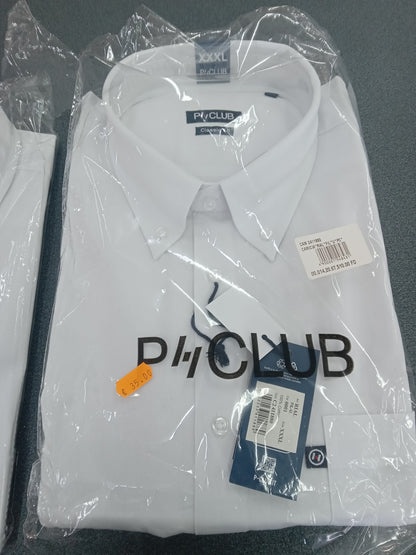 Camicia uomo P CLUB botton down bianca