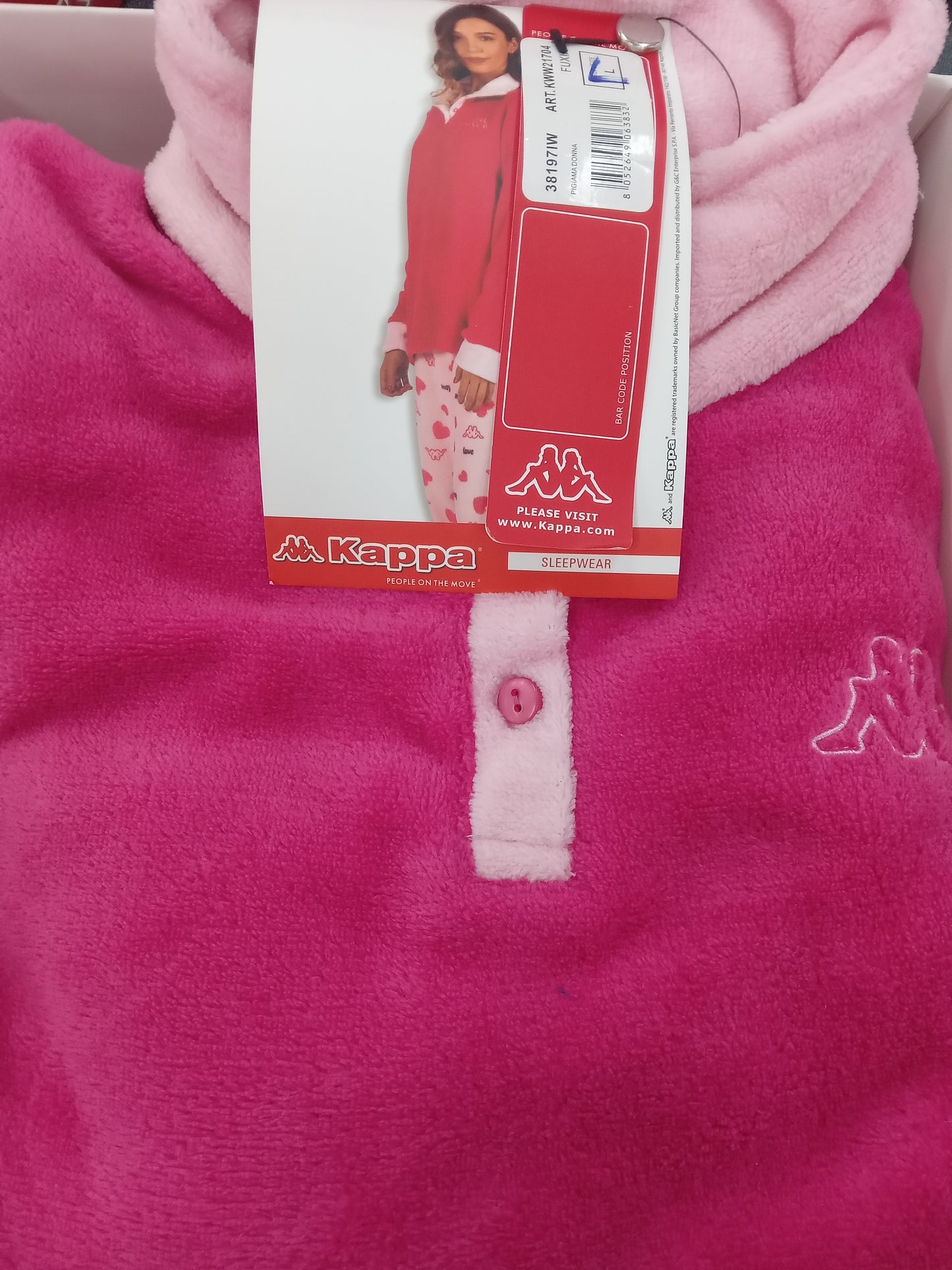 Pigiama donna Kappa fuxia