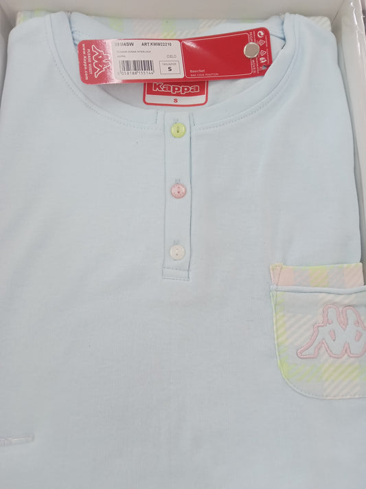 Pigiama  Kappa donna interlock cielo