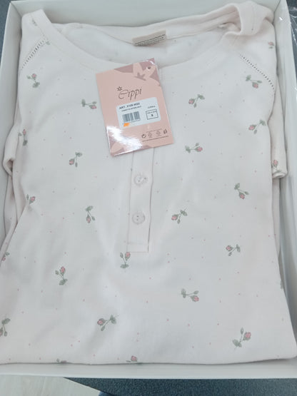 Camicia da notte interlock cipria CIPPI