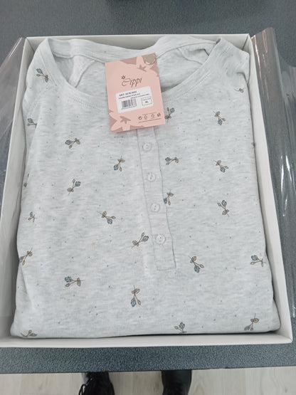 Pigiama donna Interlock grigio mel. CIPPI