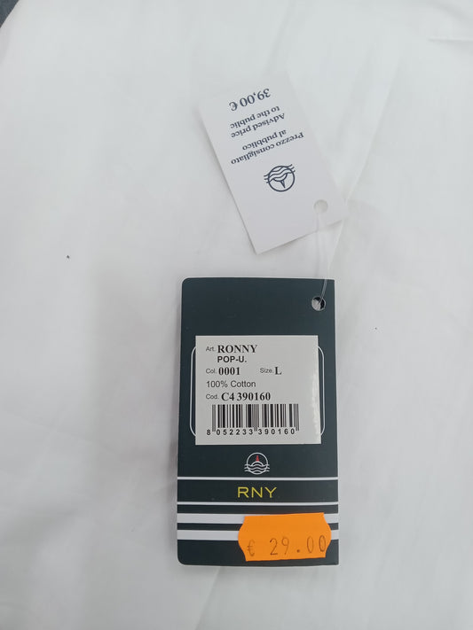 Camicia uomo RNY botton down bianca