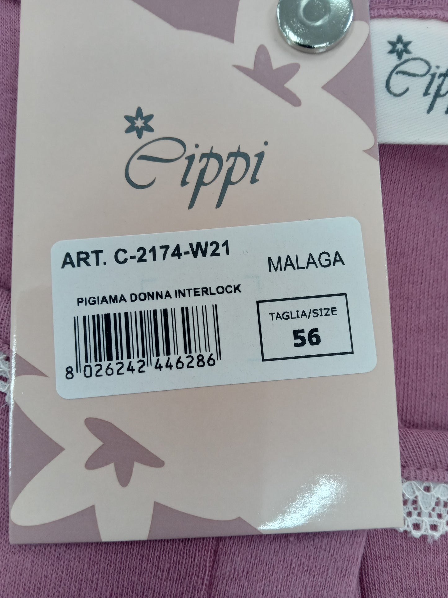 Pigiama donna interlock