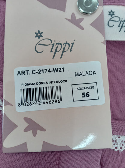 Pigiama donna interlock