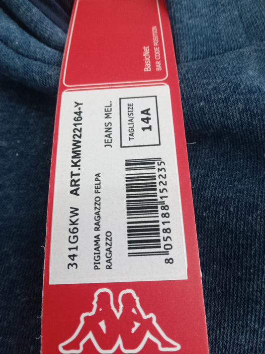 Pigiama ragazzo felpa jeans KAPPA