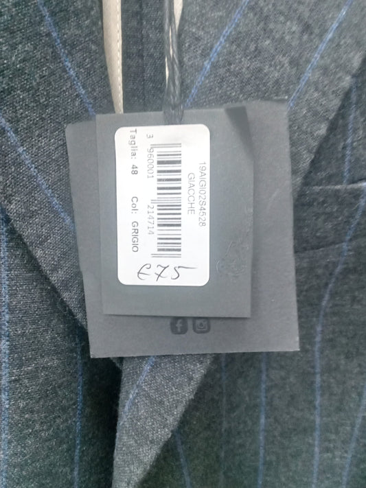 Giacca uomo faag righe azzurre