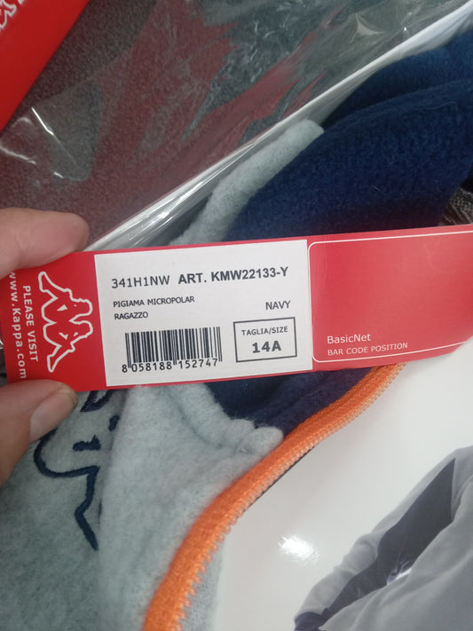 Pigiama micropolar ragazzo navy KAPPA