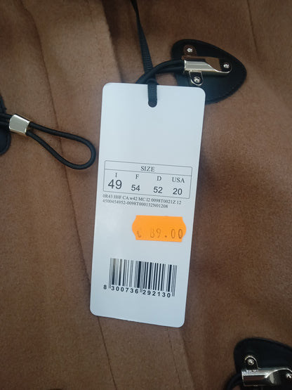 Cappotto Fiorella Rubino cammello