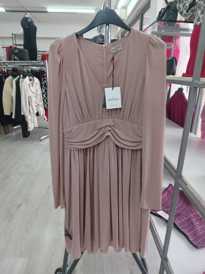 Liu jo abito corto laminato rosa