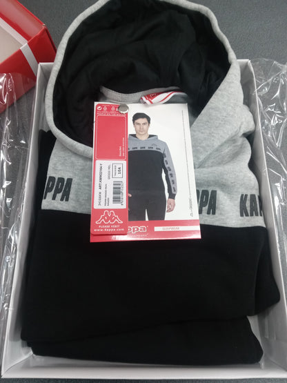 Pigiama ragazzo felpa grigio KAPPA