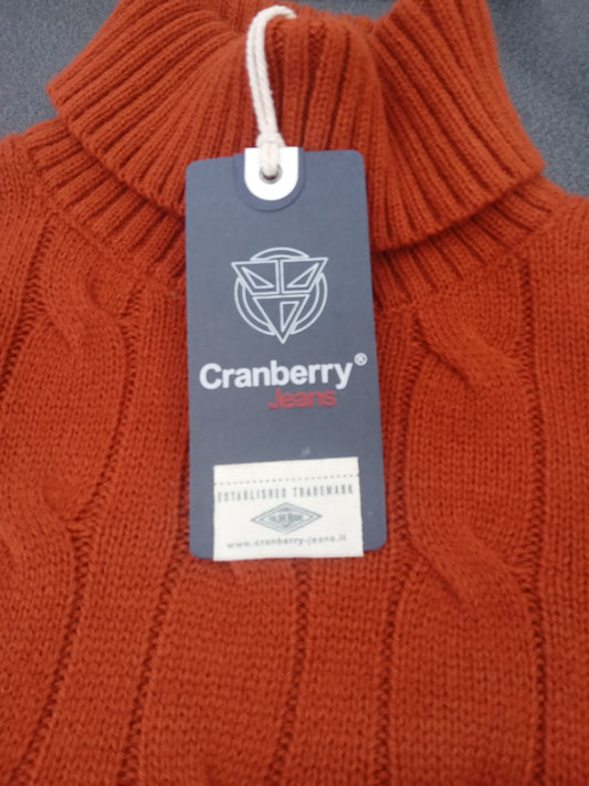 Pullover uomo collo alto CRANBERRY