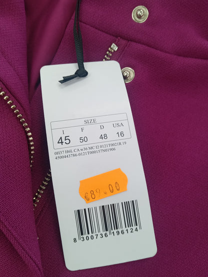 Cappotto Fiorella Rubino buganville