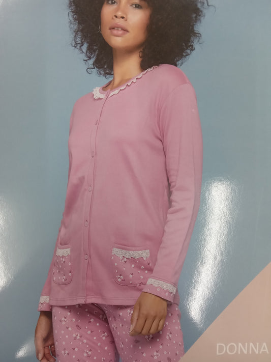 Pigiama donna interlock