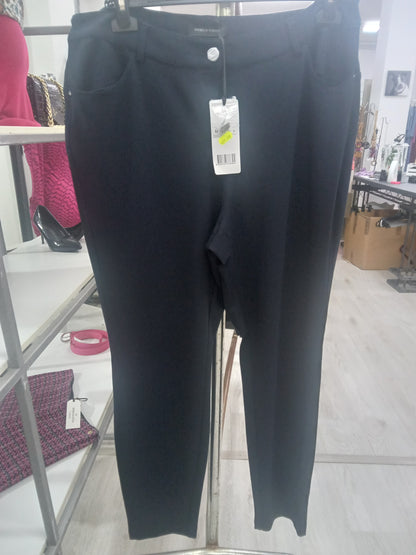 Pantalone blu Fiorella Rubino