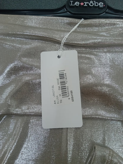 LE RÔBE blusa beige laminato