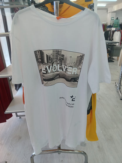 T shirt Bronx white Evolver