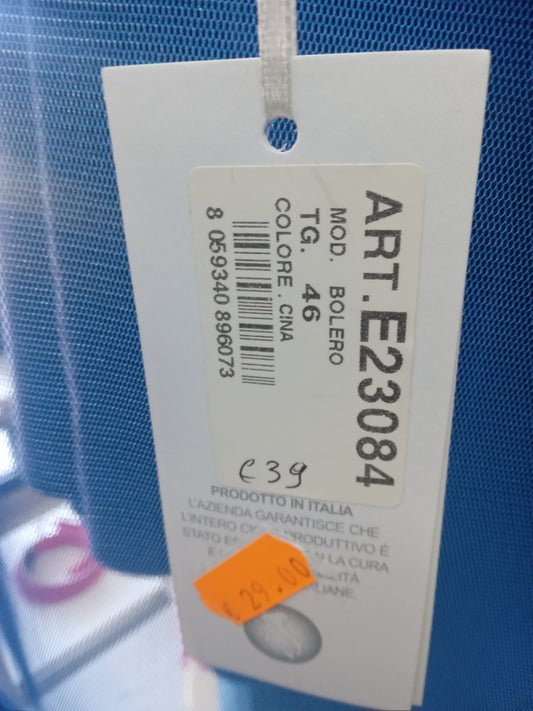 Ambra Corsini bolerino rete bluette